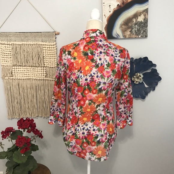 Anthropologie Floral Button Down - Picture 3 of 8